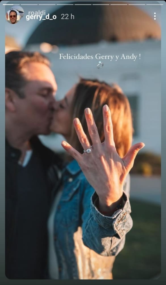 Gerardo Díaz Ordaz y Andrea Kalis / Instagram: @gerry_d_o