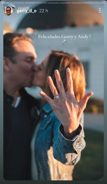 Gerardo Díaz Ordaz y Andrea Kalis / Instagram: @gerry_d_o
