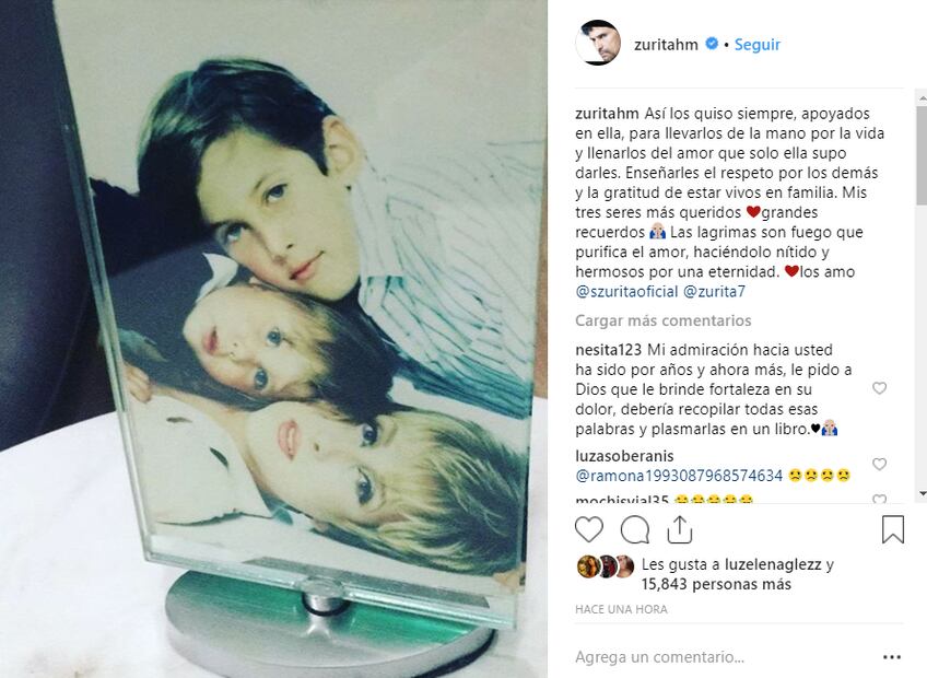 La emotiva foto y mensaje con el que Humberto Zurita recuerda a Christian Bach 