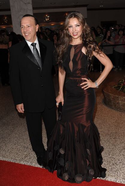 La historia de amor de Thalía y Tommy Mottola 