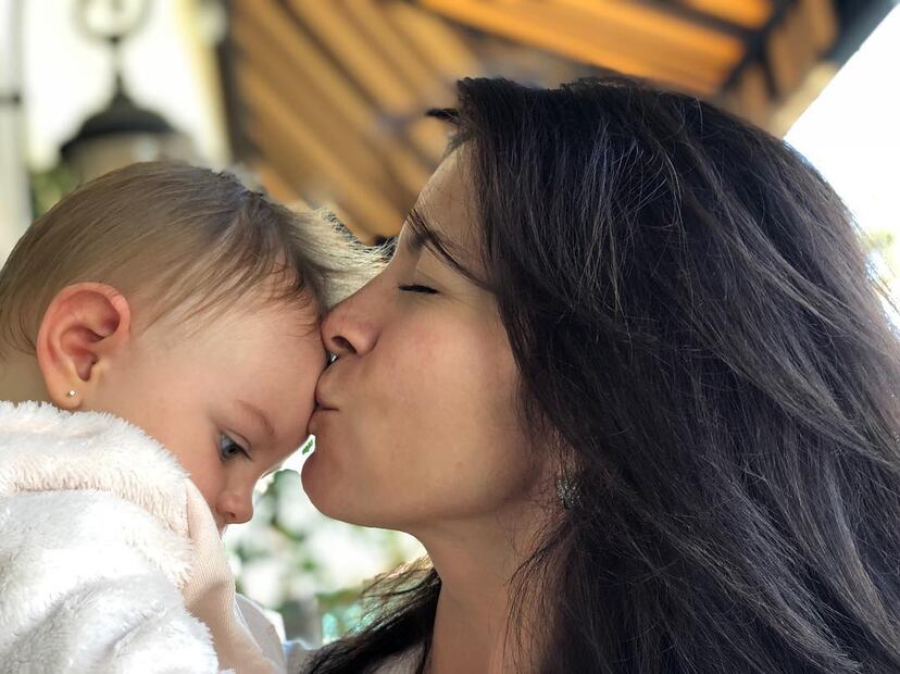 Foto: El momento más tierno de Alessandra Rosaldo con su nieta Kailani