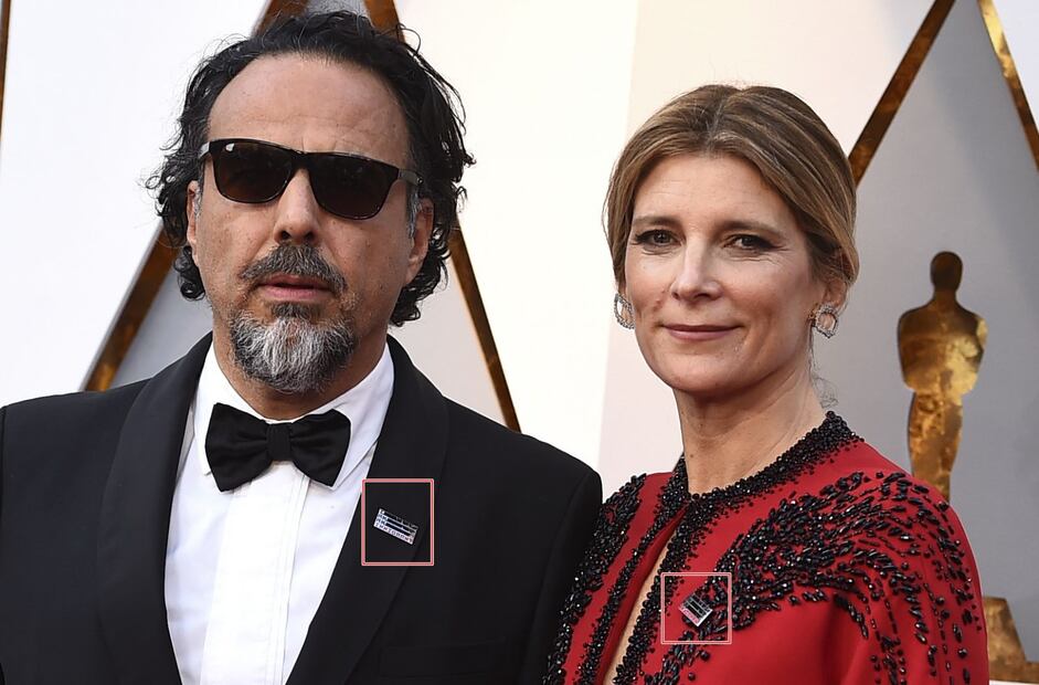 ¿Qué significa el pin que Iñárritu lució en la alfombra roja de los Oscar?