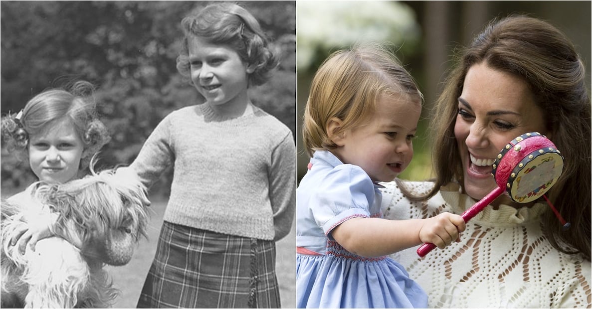 Las fotos que demuestran que la princesa Charlotte es idéntica a la reina Isabel II