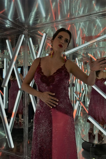 Claudia Álvarez feliz a la espera de su hija Kira
