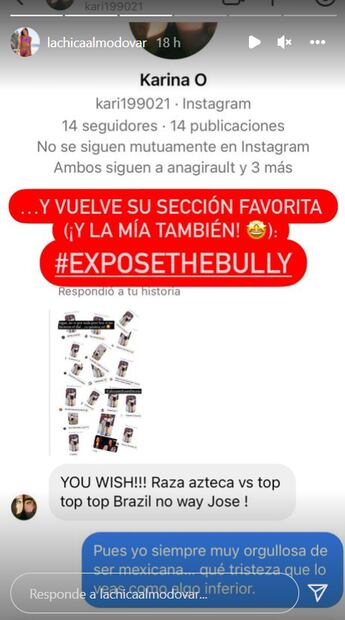 Pamela Cortés, esposa de Andrés Roemer, es víctima de bullying y pone un alto a los ataques