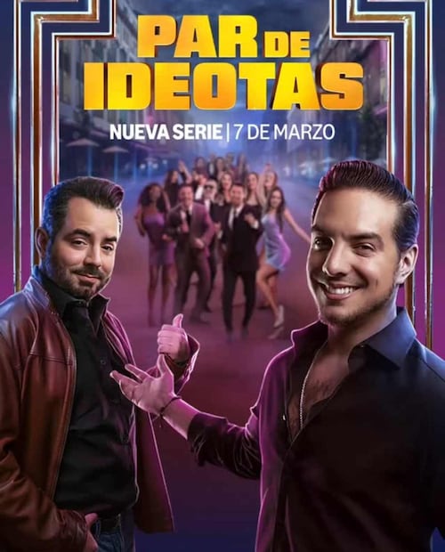 José Eduardo y Vadhir Derbez, juntos en 'Par de Ideotas' / Foto: Instagram