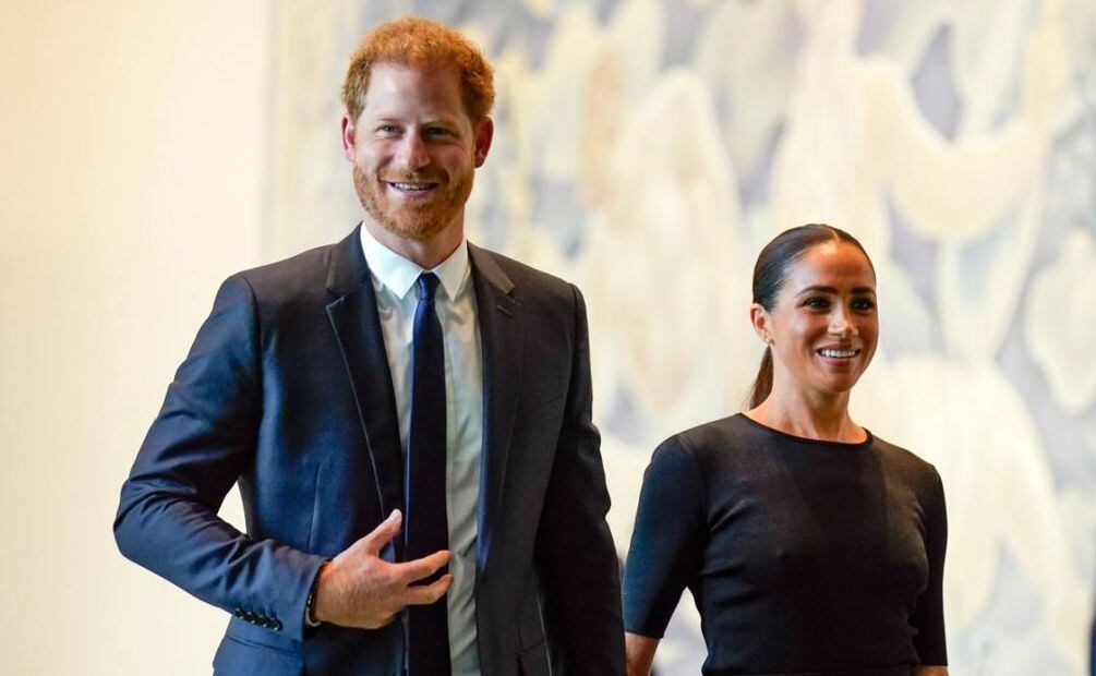Meghan Markle y Enrique de Sussex en la ONU. Foto de 2022 / AP