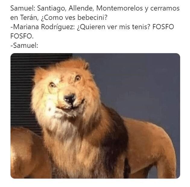 Los mejores memes de “fosfo, fosfo”, la escena viral entre Samuel García y Mariana Rodríguez