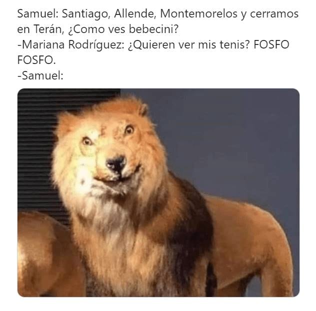 Los mejores memes de “fosfo, fosfo”, la escena viral entre Samuel García y Mariana Rodríguez