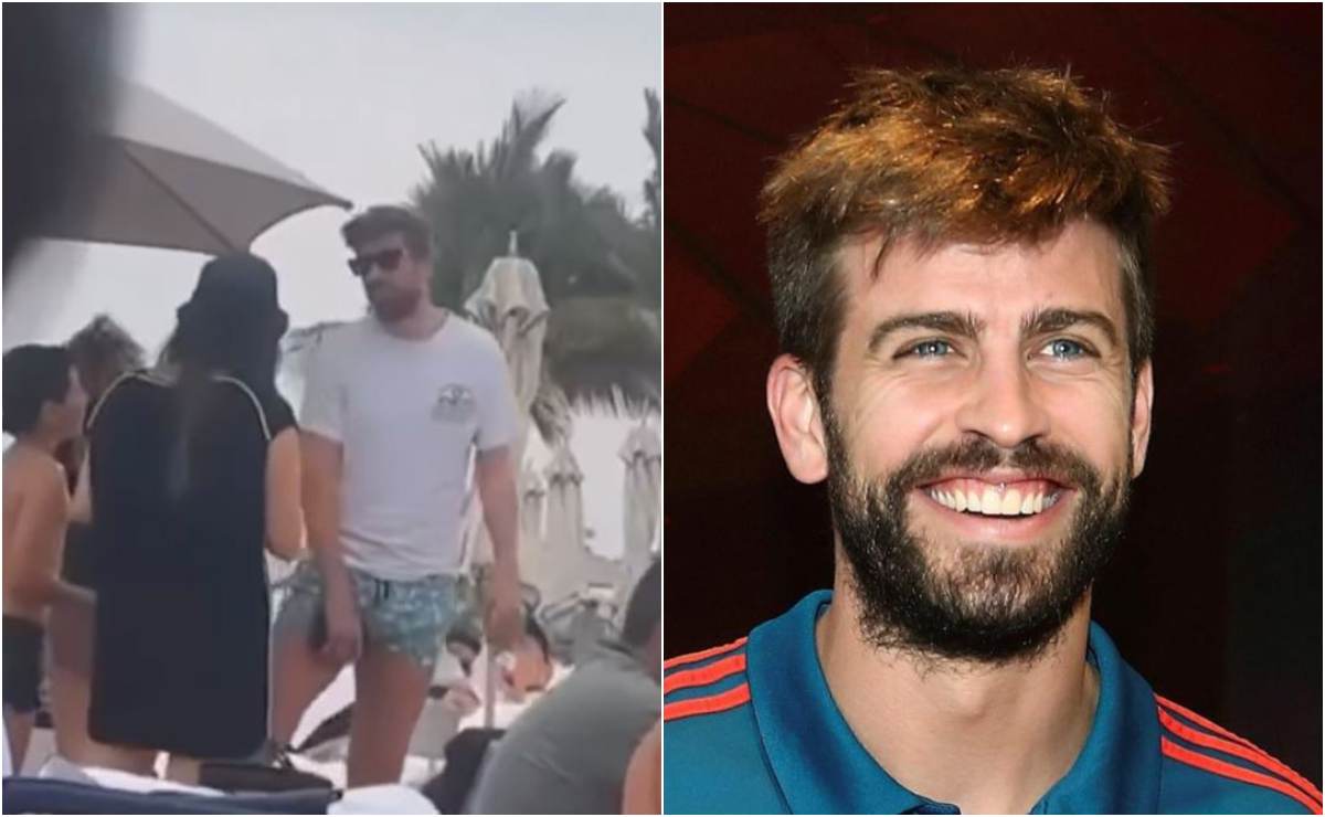 Mira a Gerard Piqué con minishorts en sus vacaciones con Clara Chía, en Abu Dabi