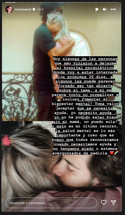 Minnie West, hija de Amparín Serrano, se interna en un psiquiátrico