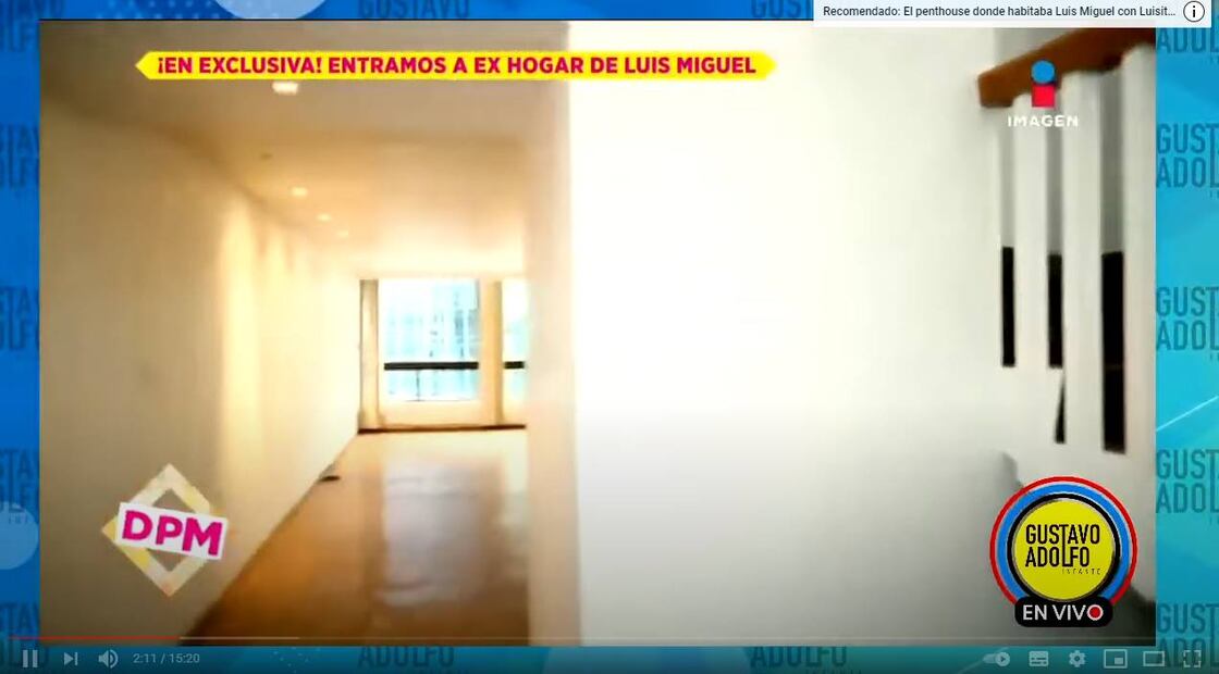 Así luce ahora el lujoso penthouse que Luis Miguel habitó en los años 90