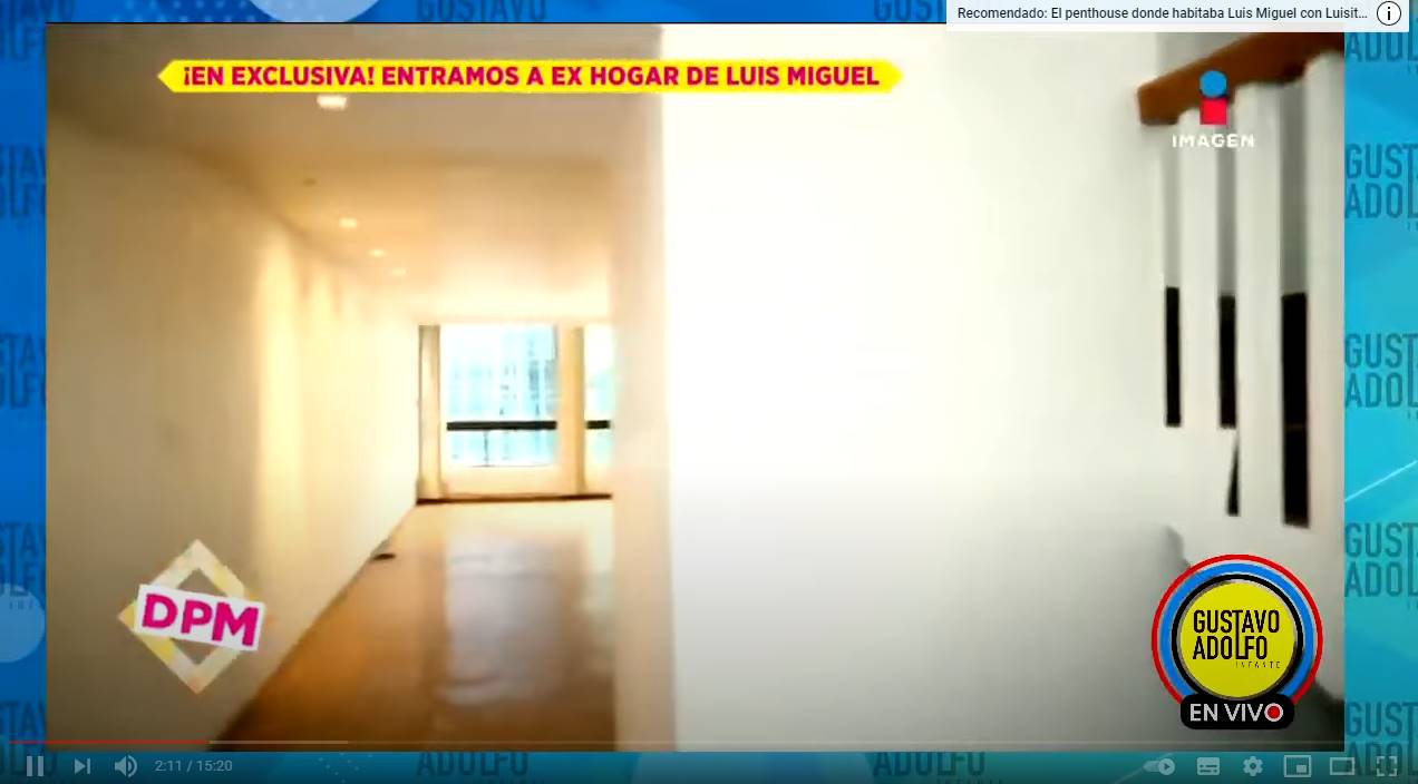 Así luce ahora el lujoso penthouse que Luis Miguel habitó en los años 90