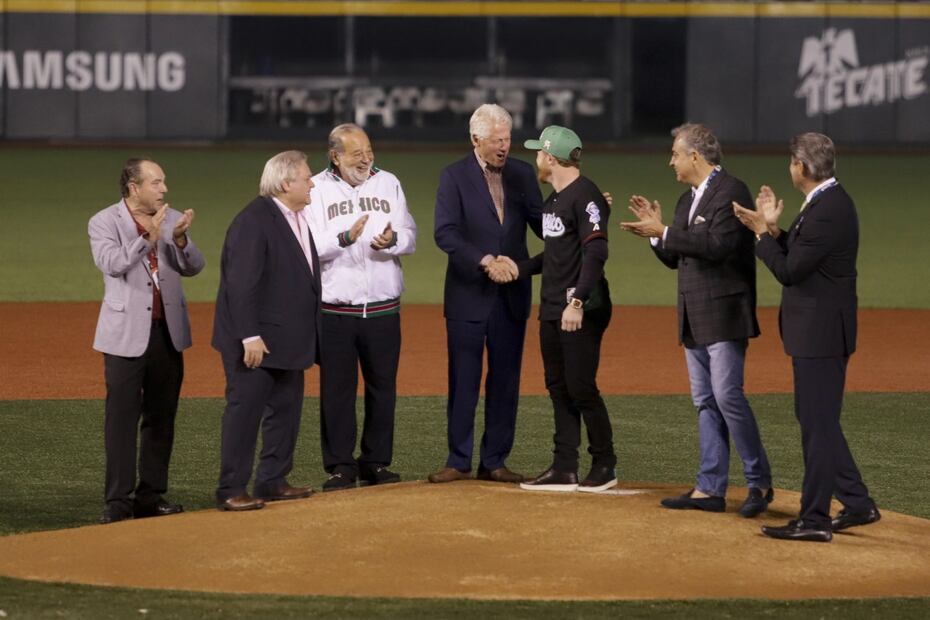 FOTOS: Carlos Slim y Bill Clinton inauguran la Serie del Caribe 2018