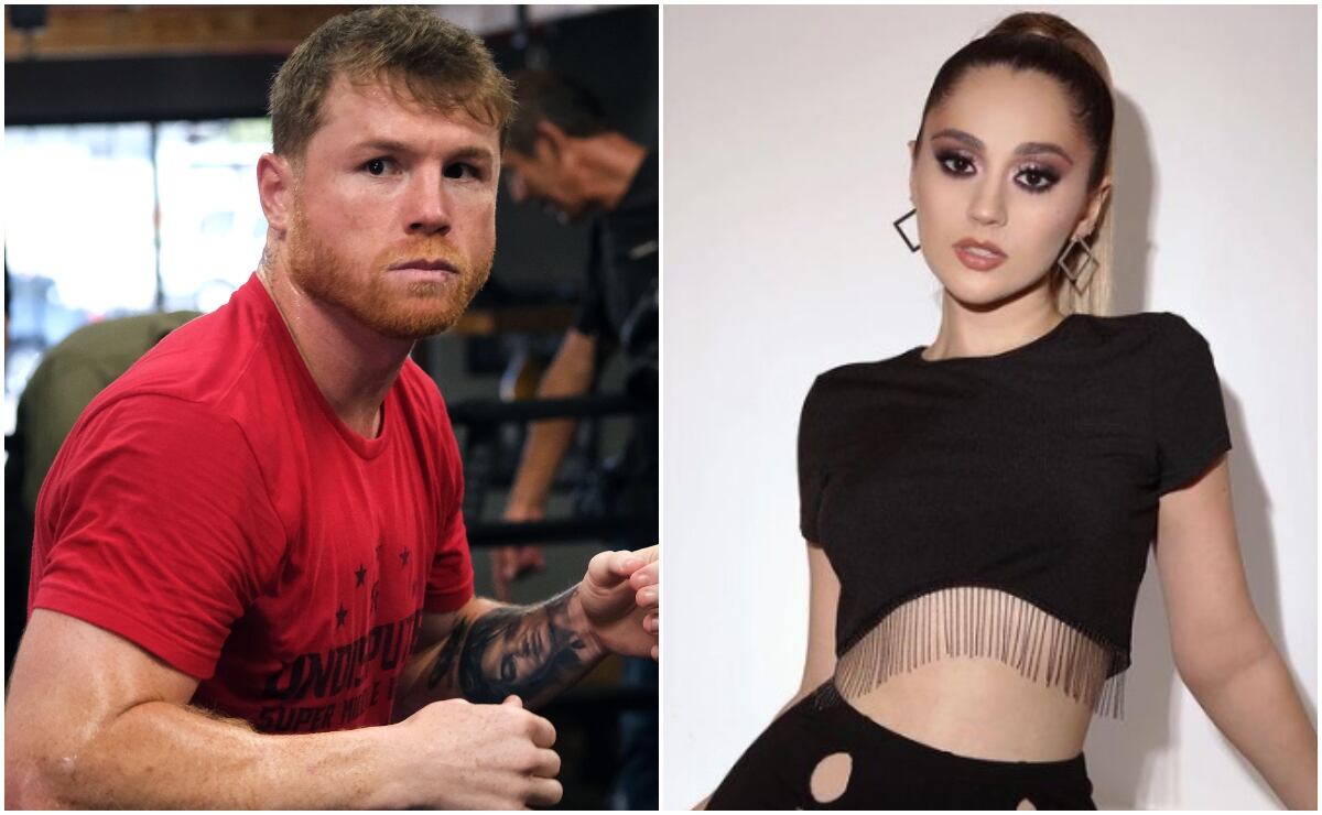 "Canelo" Álvarez elige a la cantante que besó Nodal para cantar el Himno Nacional en su pelea