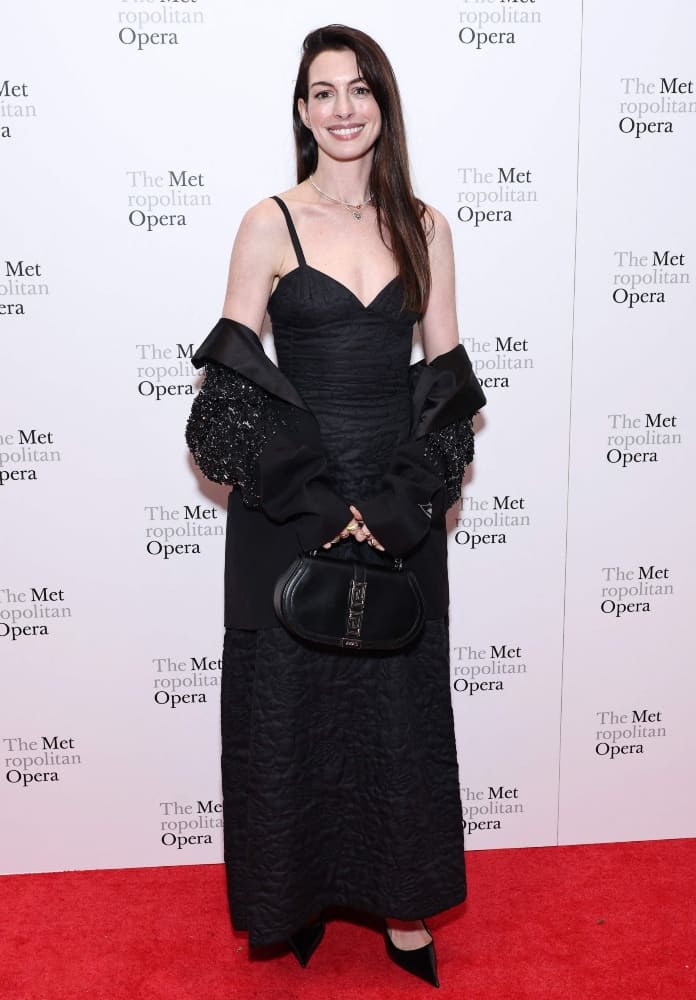 Anne Hathaway en el estreno de "Dead Man Walking" en Nueva York / AFP