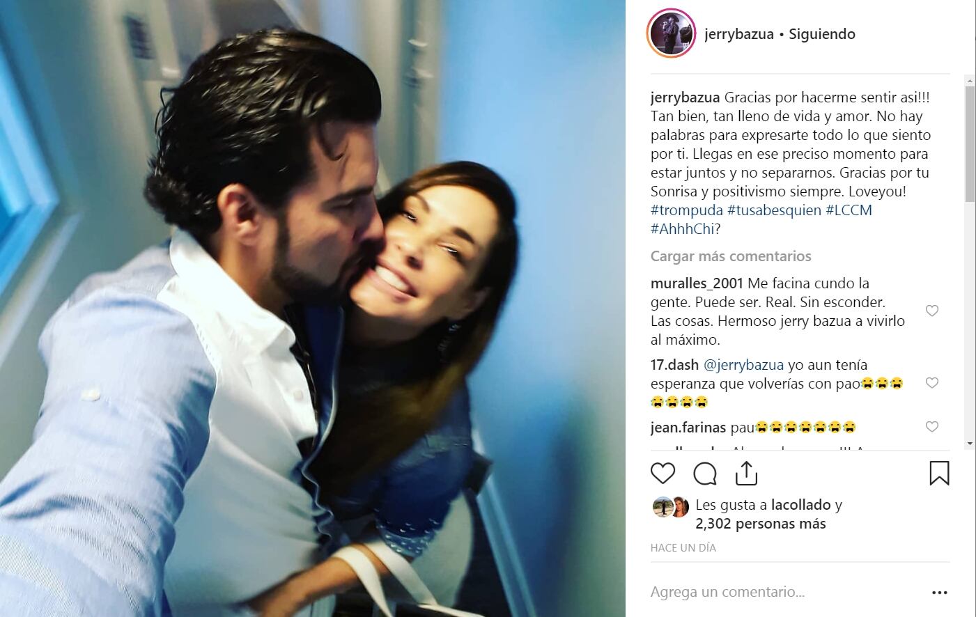 Gerardo Bazúa, ex de Paulina Rubio, estrena romance 