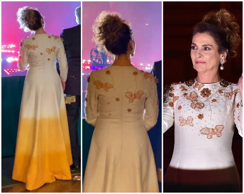 Ellas diseñaron el vestido de Beatriz Gutiérrez para el Grito