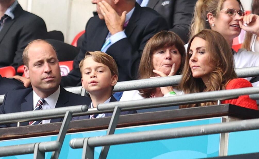 El príncipe George, el tierno protagonista en el partido de la Eurocopa 2020