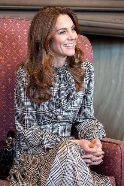 Kate Middleton y el príncipe William reaparecen sonrientes tras escándalo de Meghan y Harry