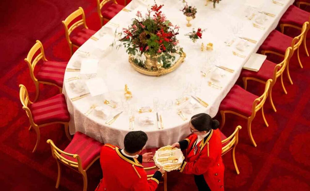 El banquete en el Palacio de Buckingham / Foto: AFP