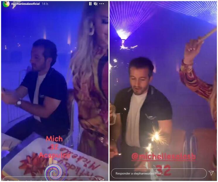 Michelle Salas fue captada en pleno beso con misterioso galán ¡está enamorada!