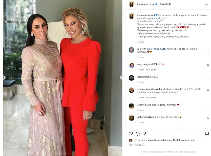 Tita Bravo asegura que su hijo le paga 400 mil pesos de manutención a Inés Gómez Mont