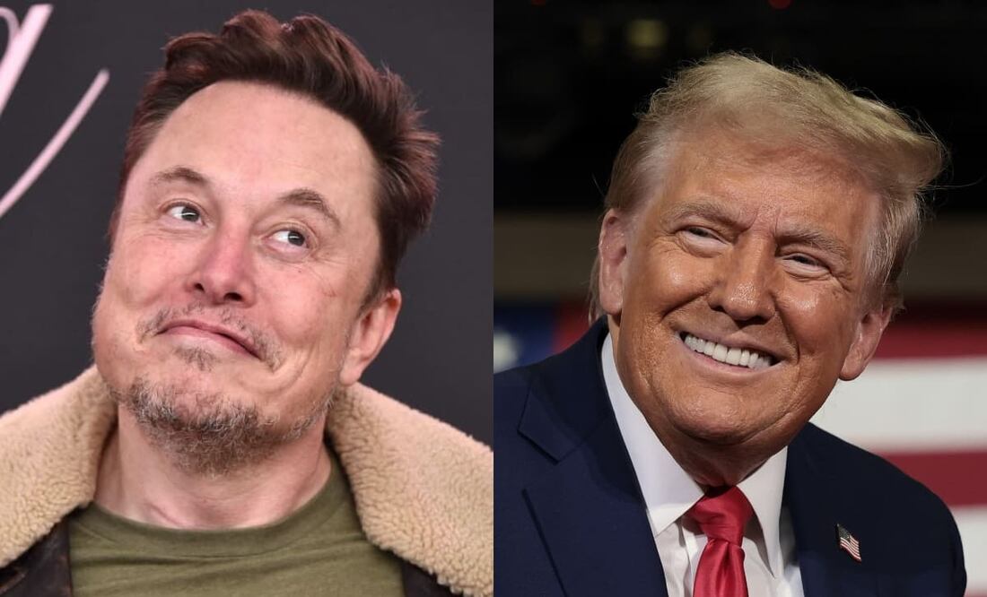 Elon Musk y su hijo XÆ A-XII celebran el triunfo electoral de Donald Trump