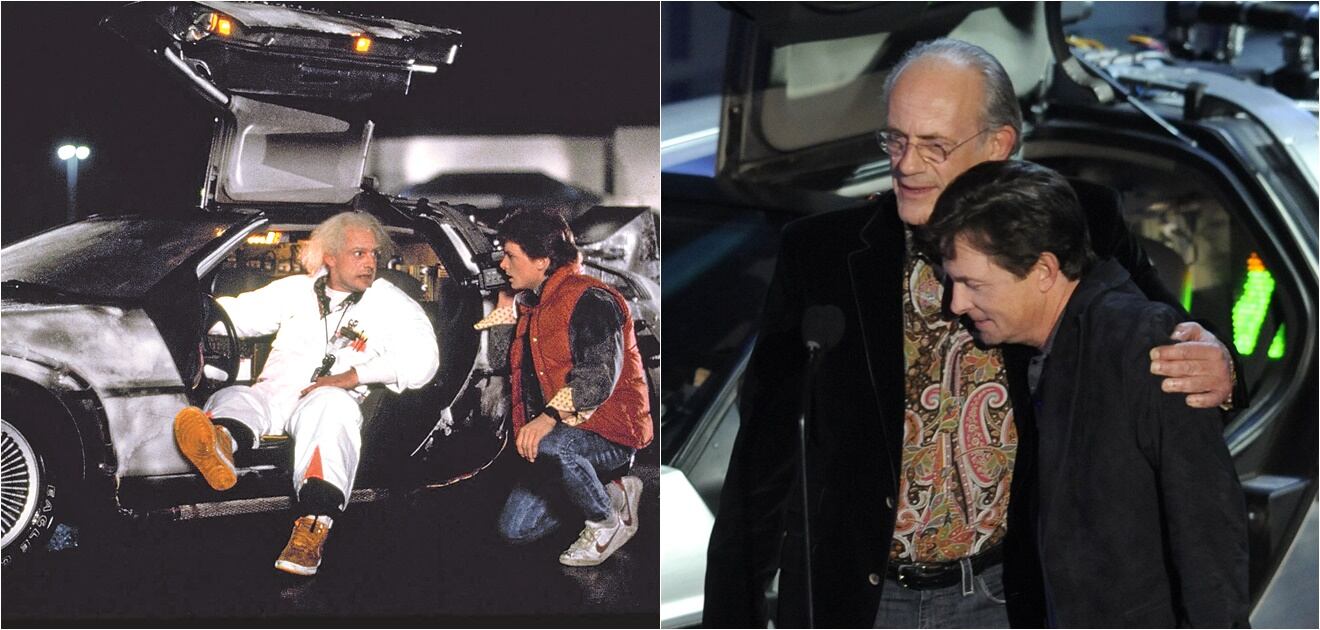 <p>Los personajes de `Volver al Futuro´ 26 años después <strong>(FOTO: Archivo)</strong></p>