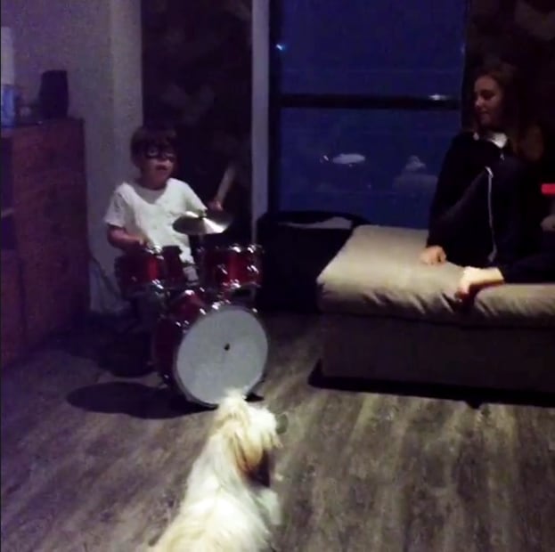 El mini concierto de los hijos de Marichelo Puente y Jorge D'Alessio 