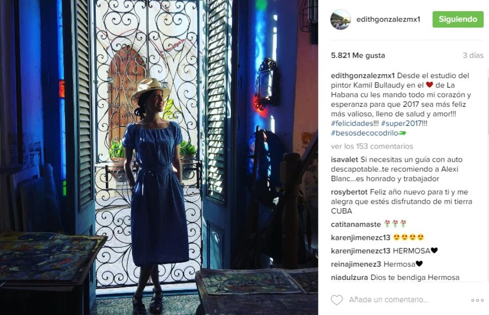 Así celebra Edith González la vida