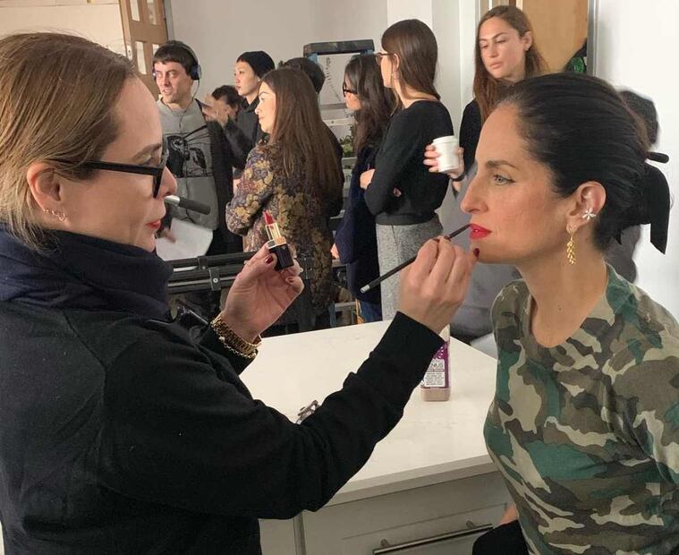 Alexa Rodulfo ha maquillado a grandes personalidades, como Carolina A. Herrera / Foto: Instagram