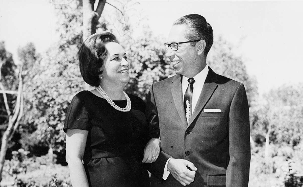Guadalupe Borja y Gustavo Díaz Ordaz / Foto: Especial