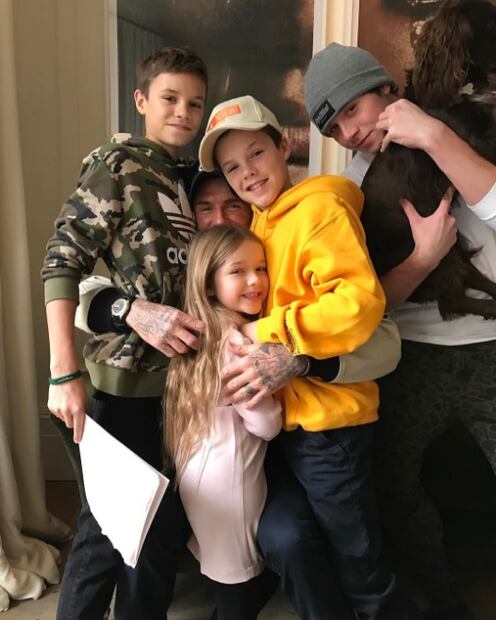 Así se ven hoy los hijos de David y Victoria Beckham