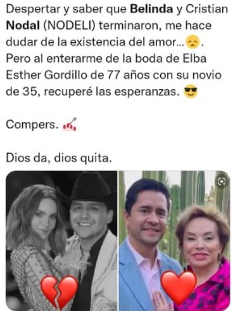 Belinda y Christian Nodal: Los mejores memes de su truene
