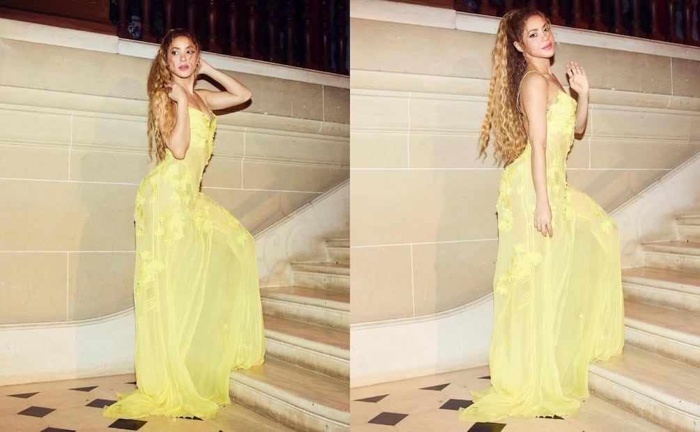 Shakira deslumbró con un look en amarillo / Fotos: Instagram @shakira