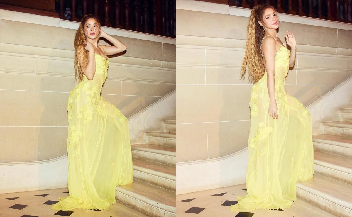 Shakira deslumbró con un look en amarillo / Fotos: Instagram @shakira