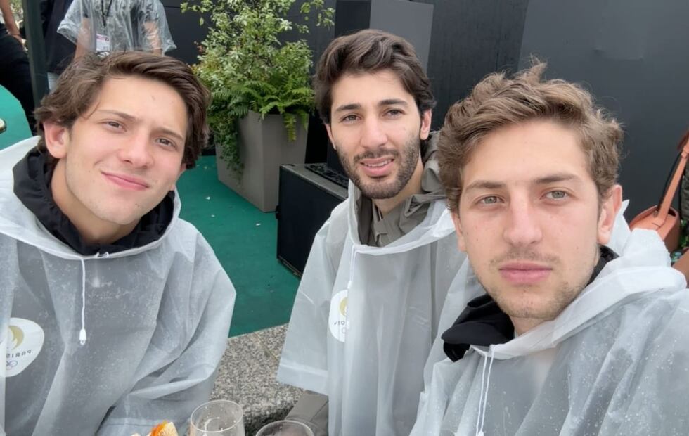 Marco Slim y amigos en la ceremonia de inauguración de los Juegos Olímpicos de París 2024 / Foto: