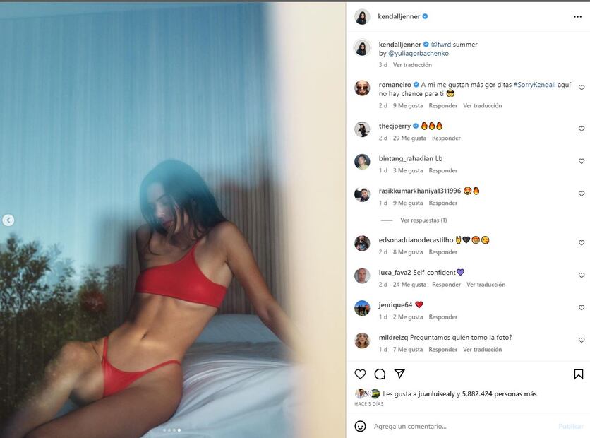 Kendall Jenner es directora creativa de FWRD / Instagram