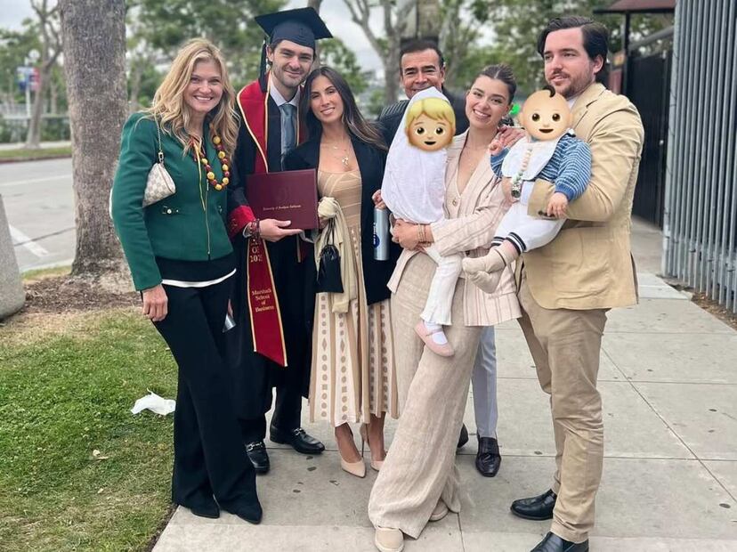 La familia de Antonio Mauri y Carla Alemán Magnani / Foto: Instagram
