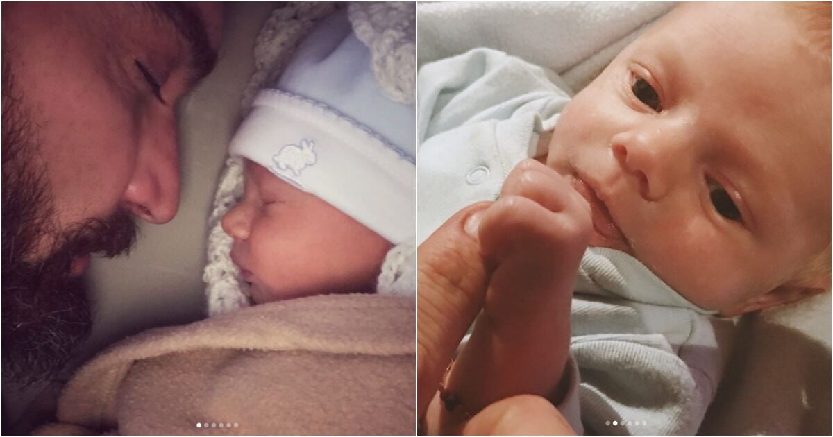 Las primeras fotografías del hijo de Julián Gil y Marjorie de Sousa