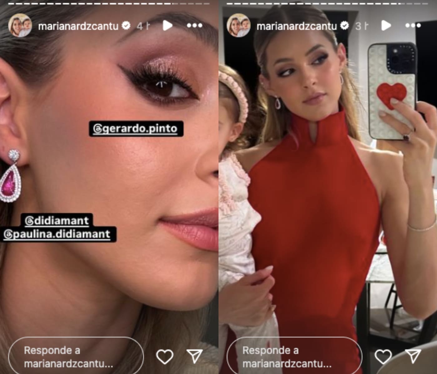 El look que Mariana Rodríguez eligió para el 15 de septiembre de 2024 / Fotos: Instagram