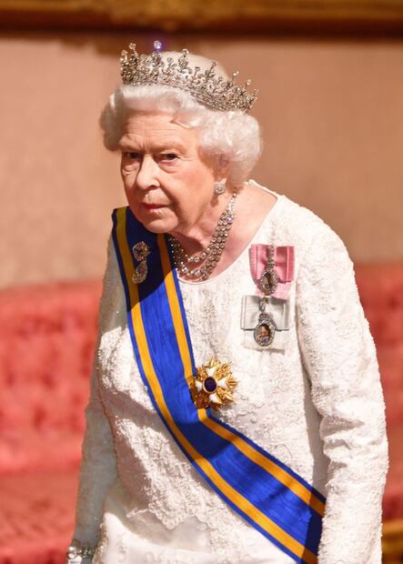 Máxima estrena el diamante más grande de la corona holandesa en Buckingham