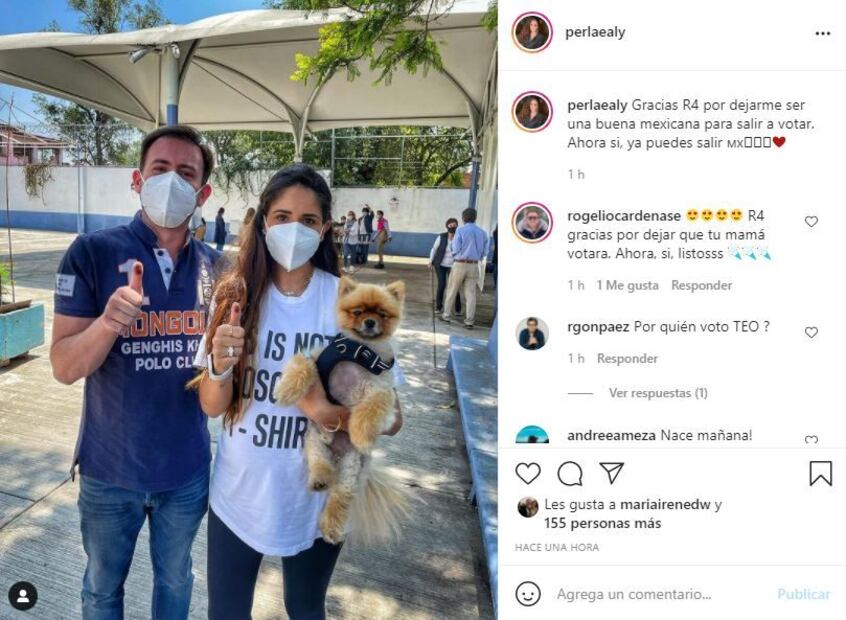 Así votaron Paulina Peña, Ludwika Paleta y más personalidades este domingo de elecciones