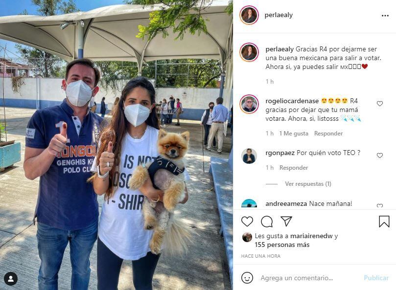 Así votaron Paulina Peña, Ludwika Paleta y más personalidades este domingo de elecciones