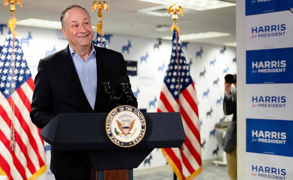 Douglas Emhoff, esposo de Kamala Harris / Foto: AFP