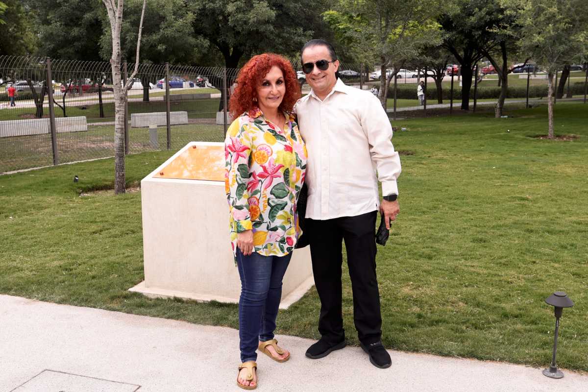 Claudia Orozco y Josafath Salazar. (Foto: Guillermo Treviño)