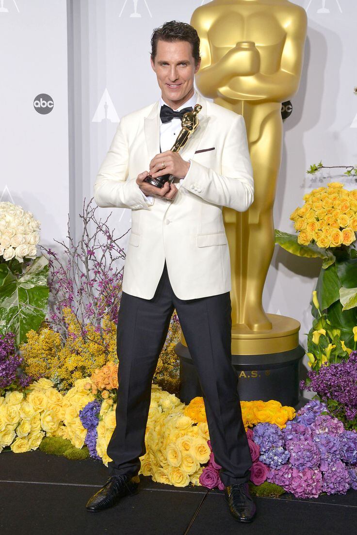 Los trajes más cool de los ganadores del Oscar