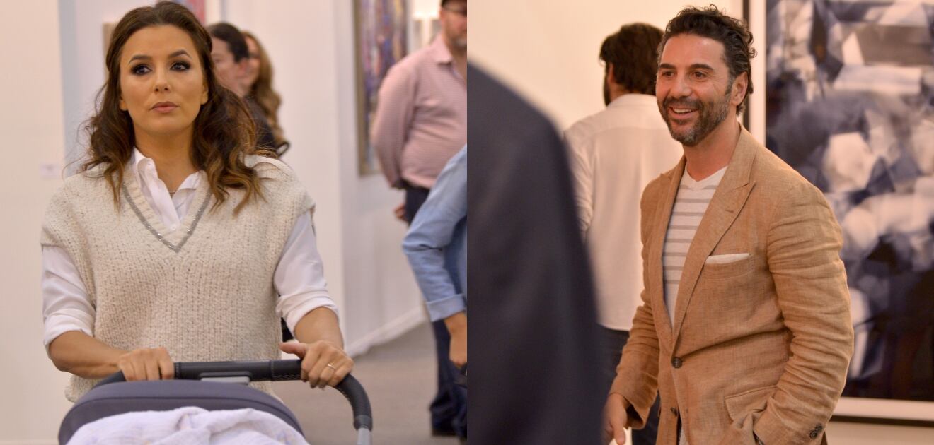 FOTOS: Pepe Bastón y Eva Longoria pasean a Santi en Zona Maco