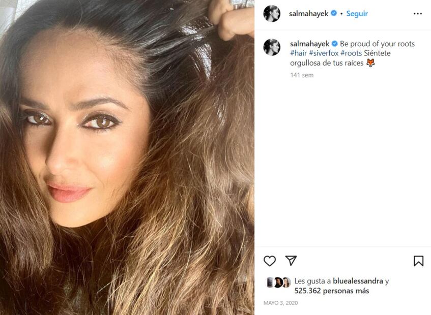 Los sorprendentes cambios de look de Salma Hayek: desde corte bob hasta orgullosas canas 